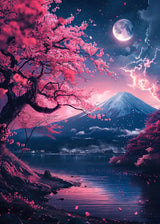 Japanese Cherry Blossoms Poster