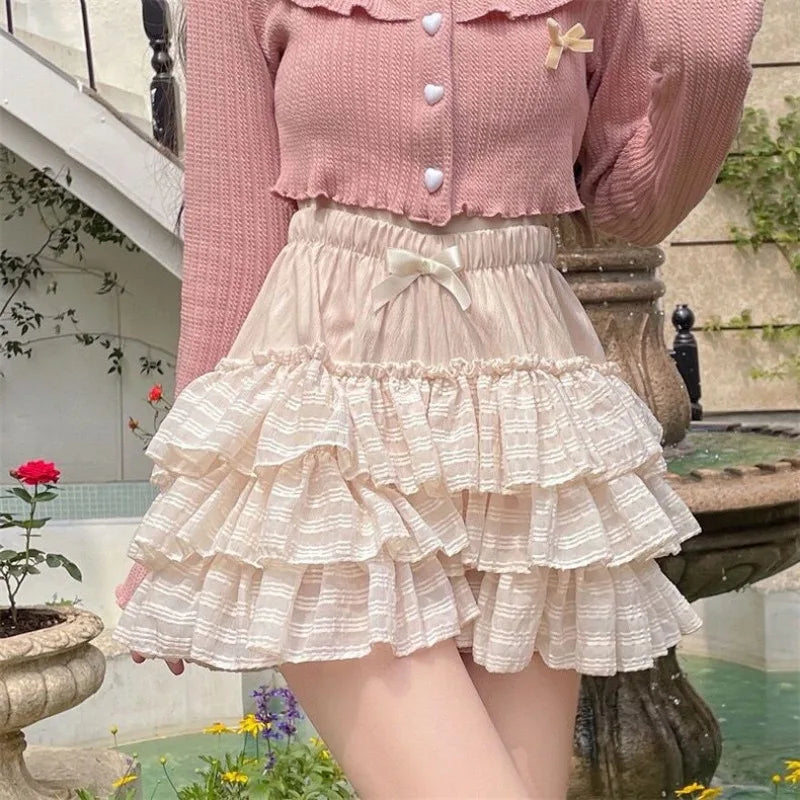 Coquette Core Ruffle Mini Skirt