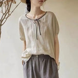 Vintage Ethnic Style Loose Fit T-Shirt