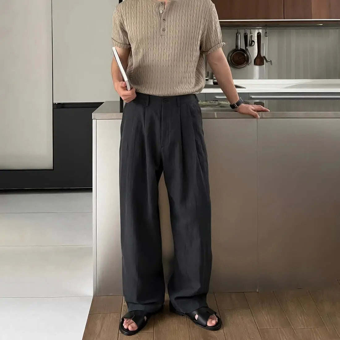 Lazy Boy High End Linen Pants
