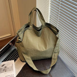 Bolso de hombro de nailon estilo "Lazy"