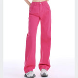 High Waist Wide Leg Women's Jeans