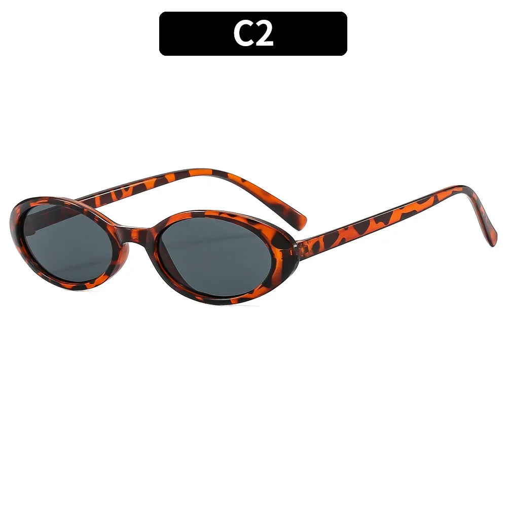 Y2K Retro Oval Sunglasses