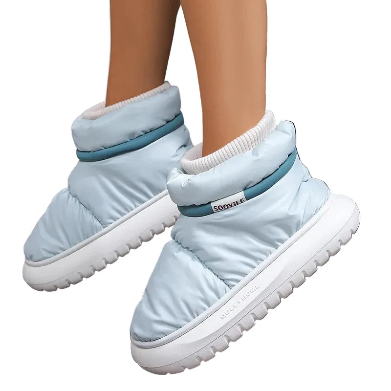 Winter Cotton Padded Thick Sole Shoes