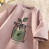 Minimalist Suede Summer T-Shirt