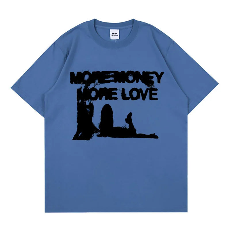 Y2K More Money More Love T-shirt