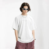 Solid Color Letter Print T-shirt