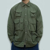 Multi-pocket Loose Cargo Shirt