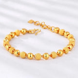 Vintage Gold Beaded Bracelet