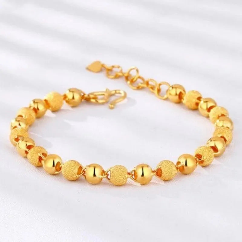 Vintage Gold Beaded Bracelet