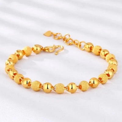 Vintage Gold Beaded Bracelet