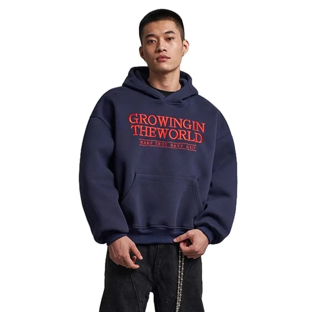 GROWINIG IN THE WORLD Basic Hoodies