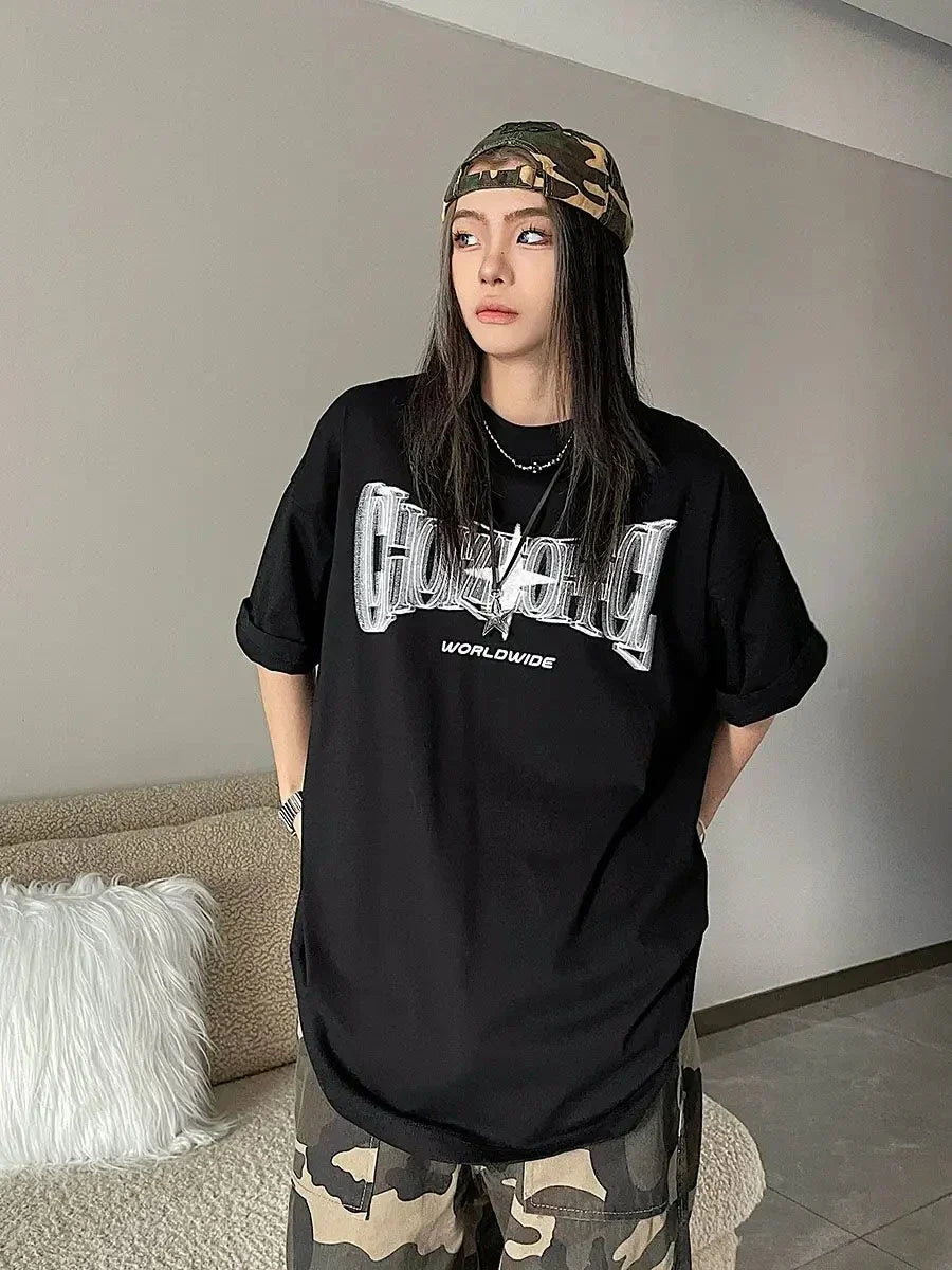 Y2K Star Oversized T-shirt