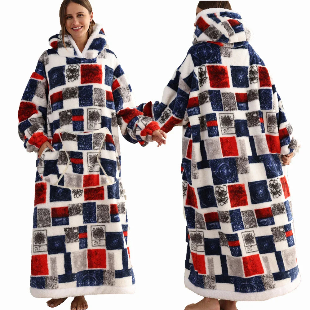 Cartoon Tragbare Homewear Pyjama-Decke