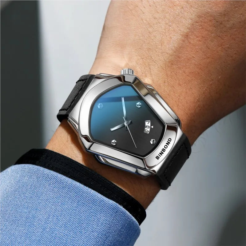 Motor‑cycle Style Dial Casual Watch