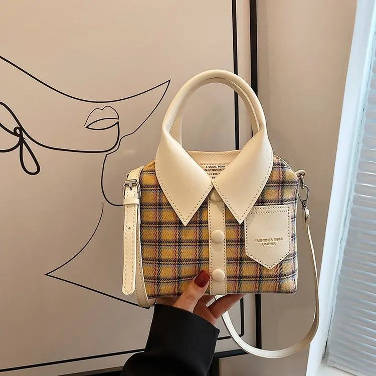 Fake Shirt Style Cross Bags