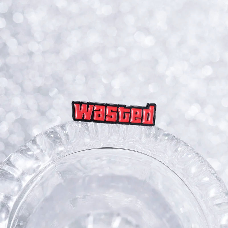 Wasted Enamel Pins