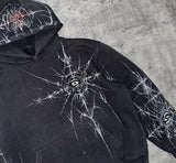Sudadera Oversize Estilo Gótico Retro