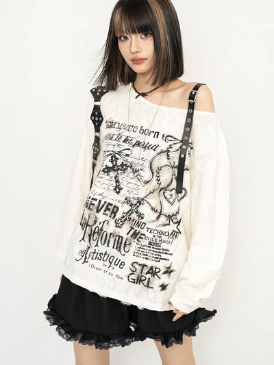 Y2K Grunge Fluffy Sweater