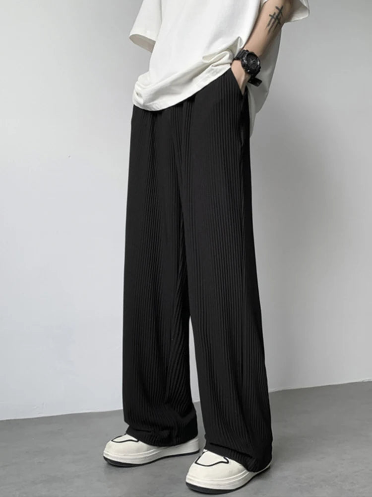 Y2K Pleated Straight Leg Pants
