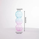 Creative Glass Flower Vintage Vase