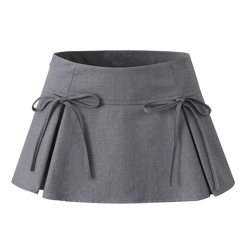 Balletcore Mini Skirt with Bow