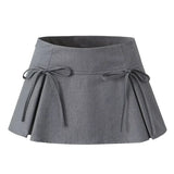Balletcore Mini Skirt with Bow