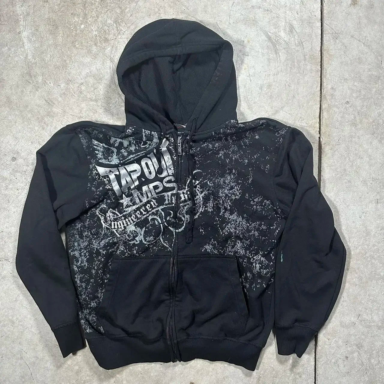 Retro Gothic Zipper Hoodie