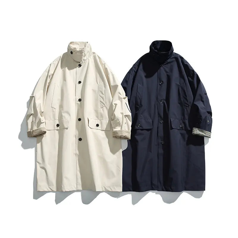 Vintage weiter langer Trenchcoat