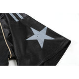 Breathable Spliced Letter Patchwork T-Shirt