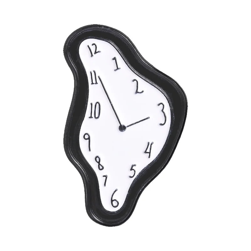 Melting Clock Dali Inspired Pin