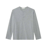 Solid Color Casual Mens Long T-Shirt