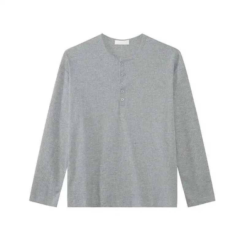 Solid Color Casual Mens Long T-Shirt
