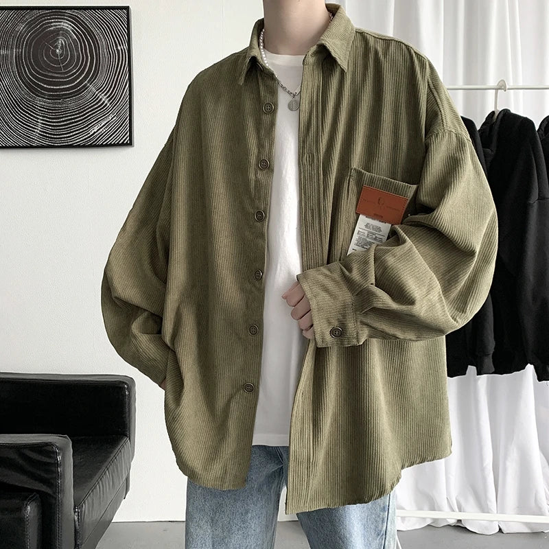 Y2K Corduroy Shirt