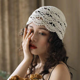 Handmade Knitted Hollow Out Beanie