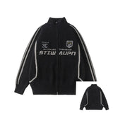 Luxury Oversized Knitted Zip-Up Sweatshirt