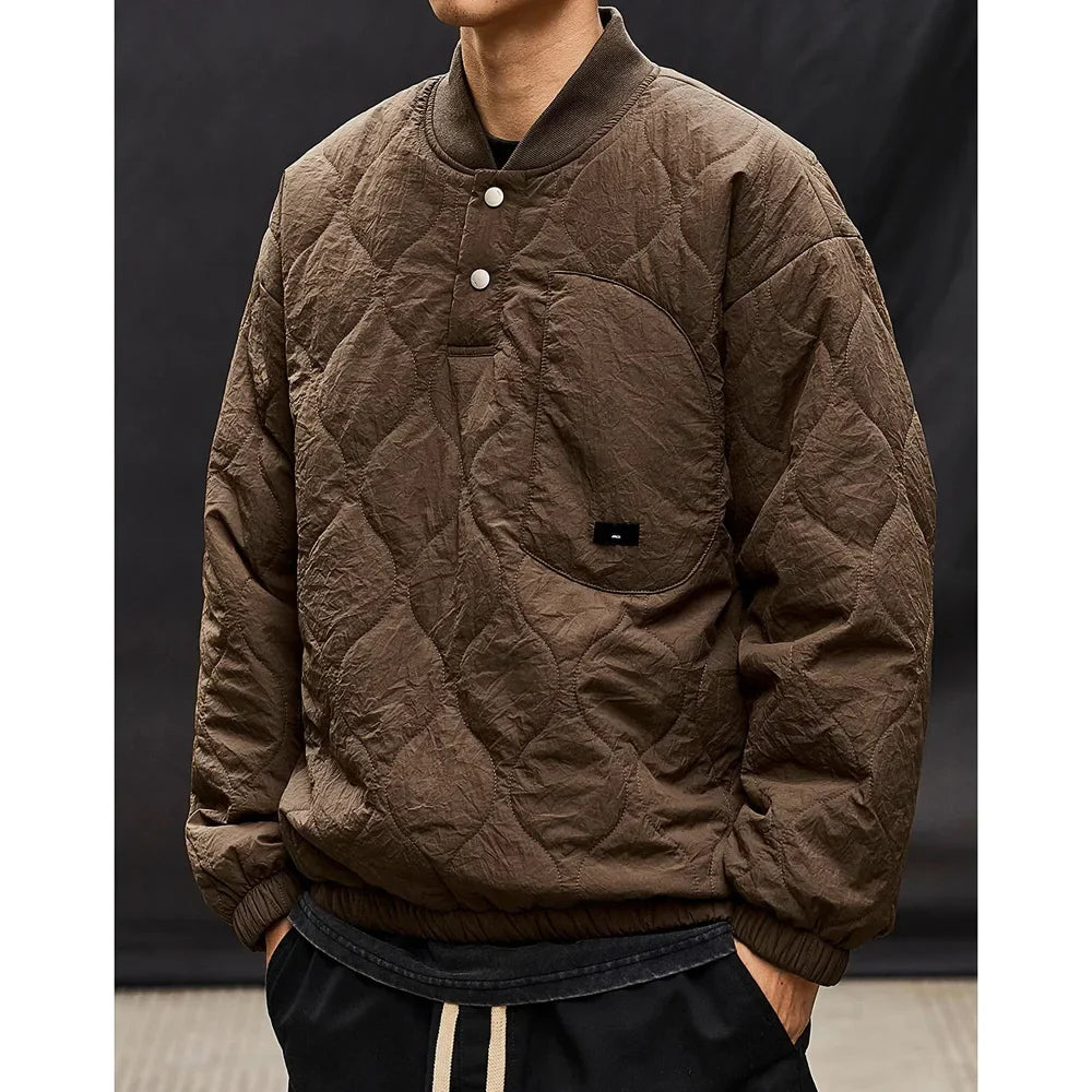 Wasserdichte leichte braune Pufferjacke