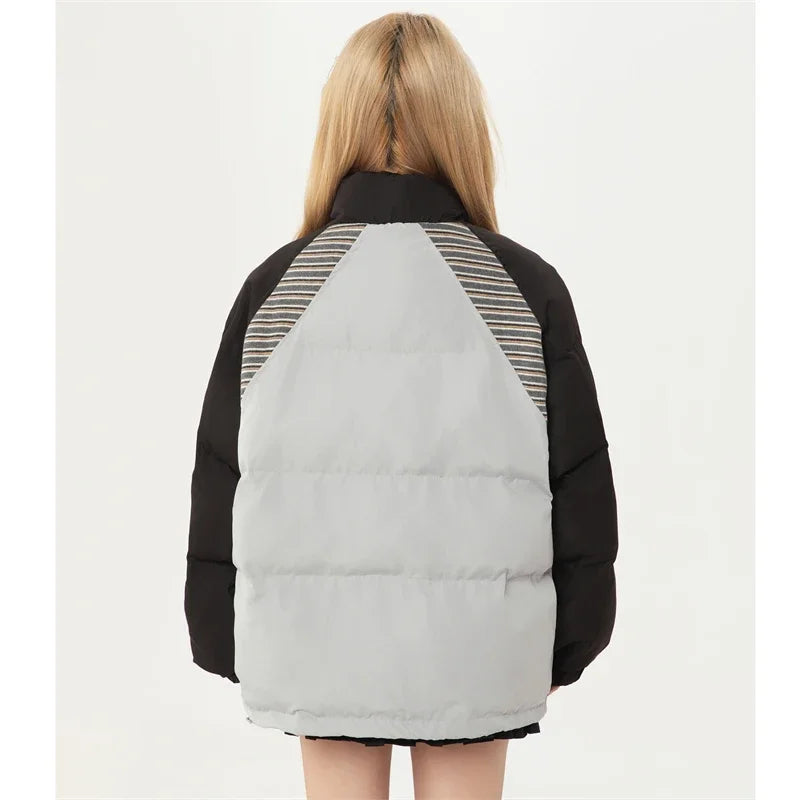 Hope Patchwork Winter Puffer Jacket