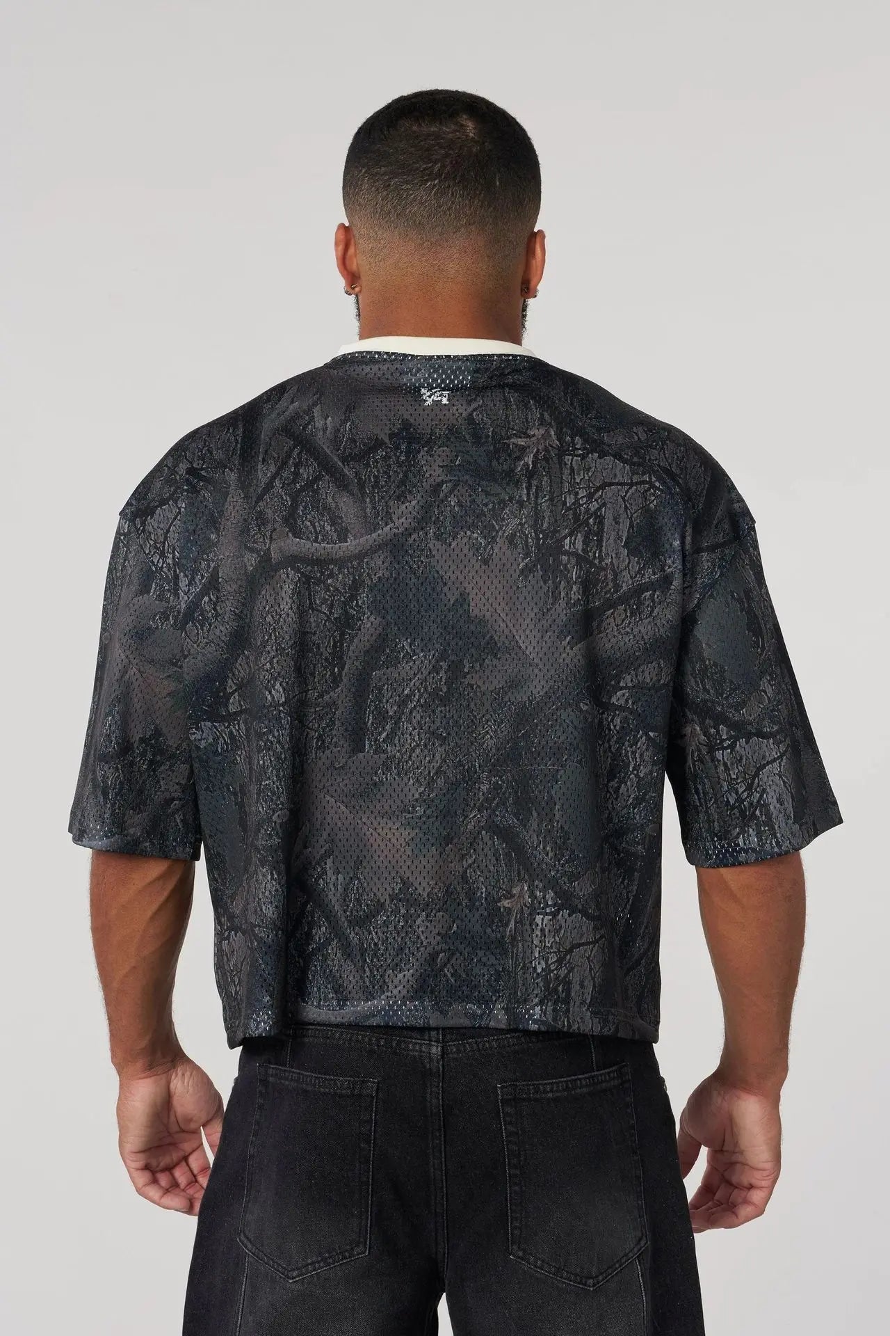 Modern Oversized Mesh T-Shirt