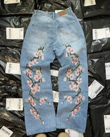 Cherry Blossom Straight Leg Jeans