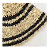 Strip Sunshade Bucket Hat