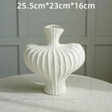 Keramik-Kunststoff-Vase im Vintage-Stil