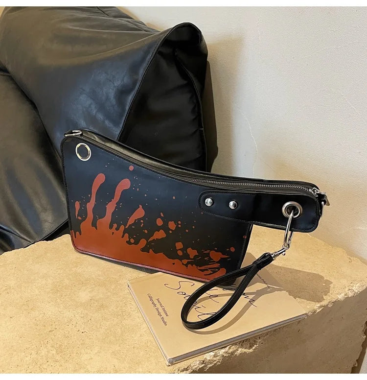 Bloody Knife Clutch Bags