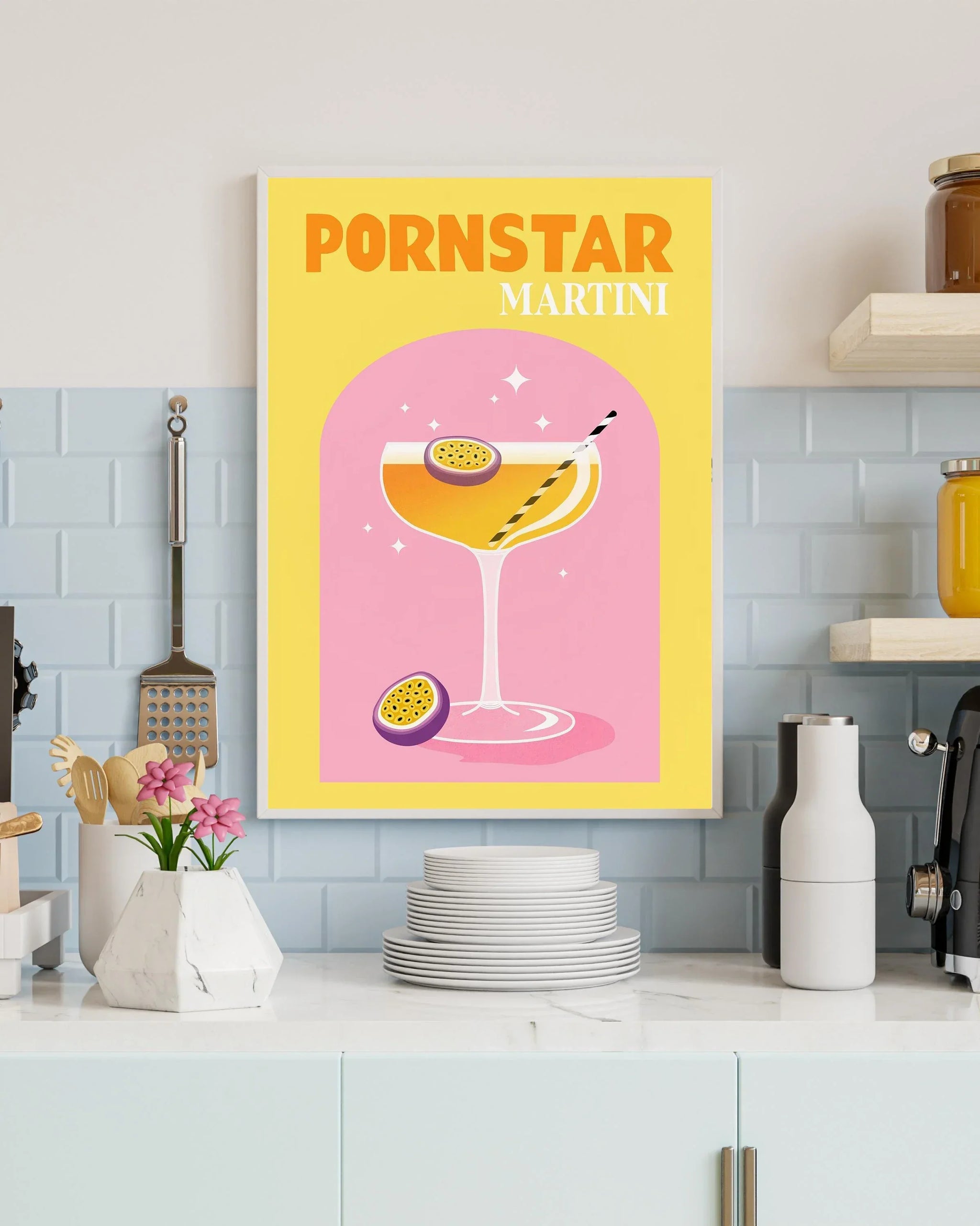 Colorful Cocktail Drinks Posters