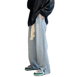High Street Jacquard Loose Casual Pants