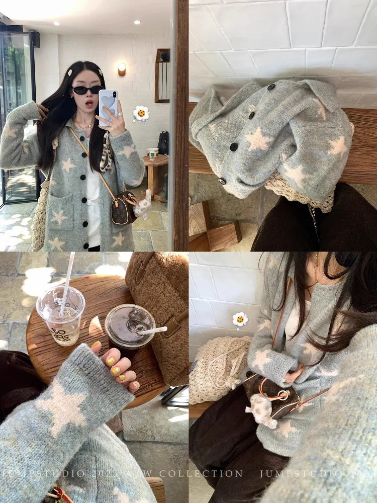 Y2K Oversized Cardigan