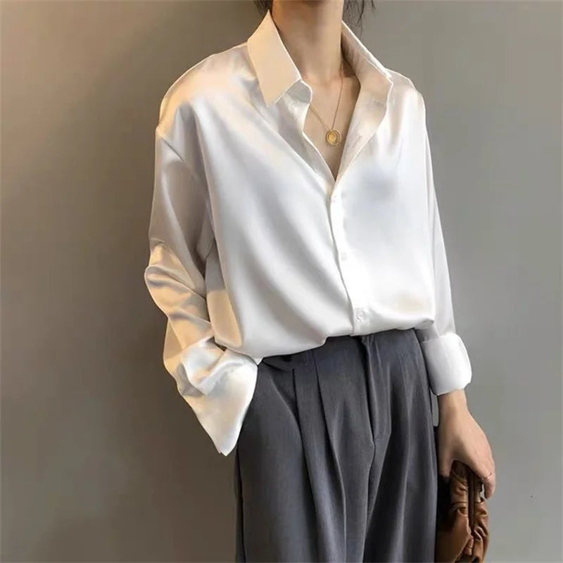 Corporate Girl Flare Sleeves Shirt