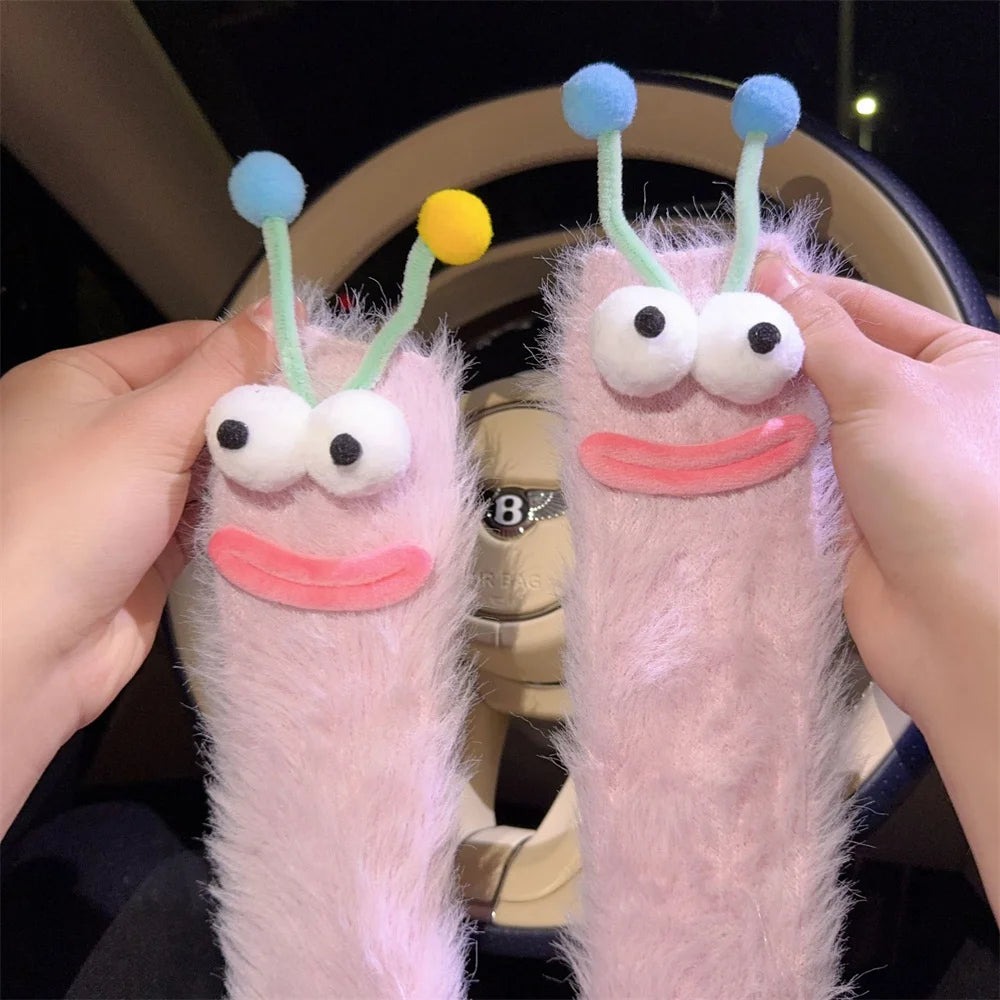3D Funny Monster Cartoon Fuzzy Socks