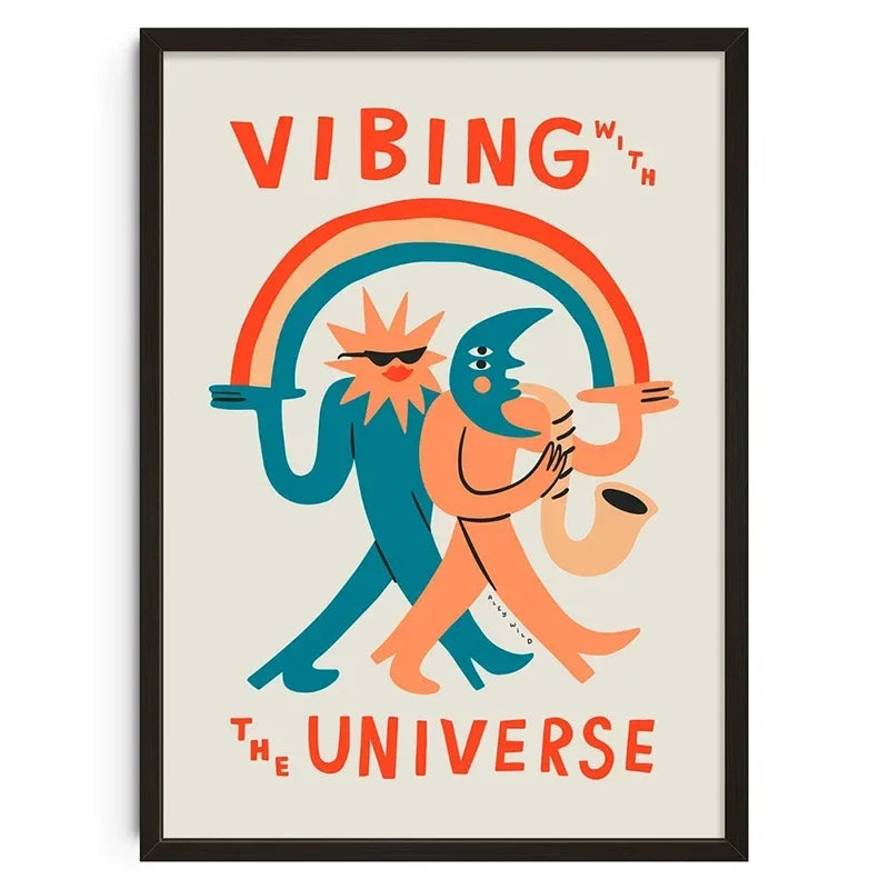 Retro Abstract Soul Classic Wall Art
