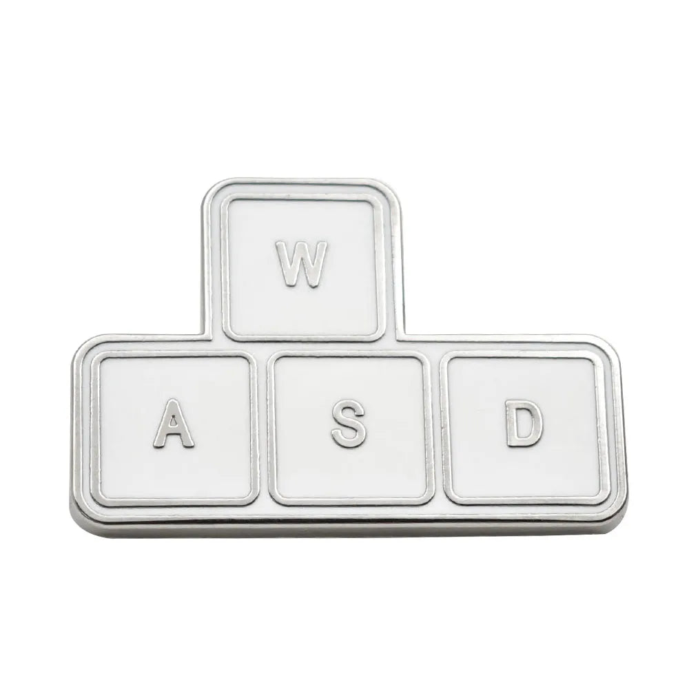 WASD Keycap Enamel Pin